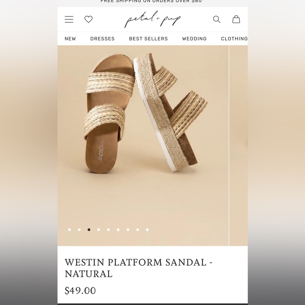 7 Westin Platform Sandal